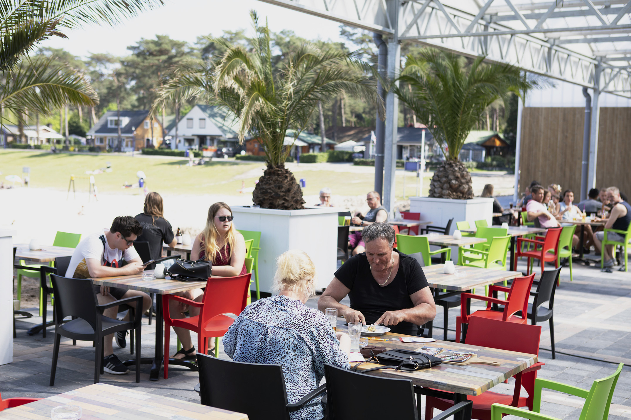 Terras Vakantiepark Blauwe Meer